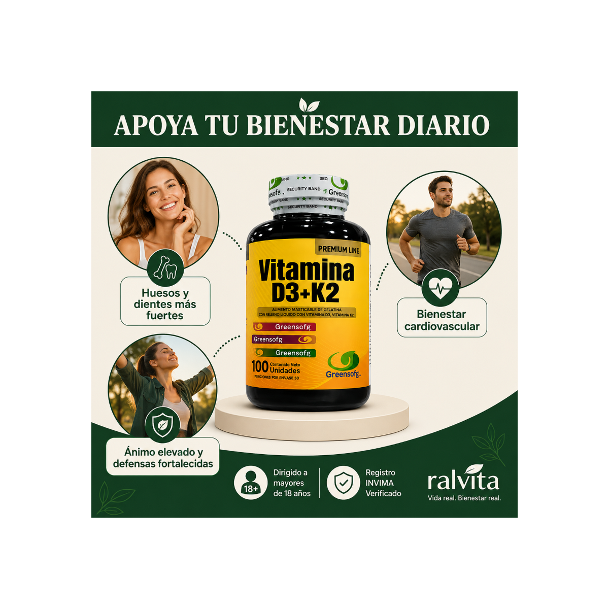 VITAMINA D3 + K2